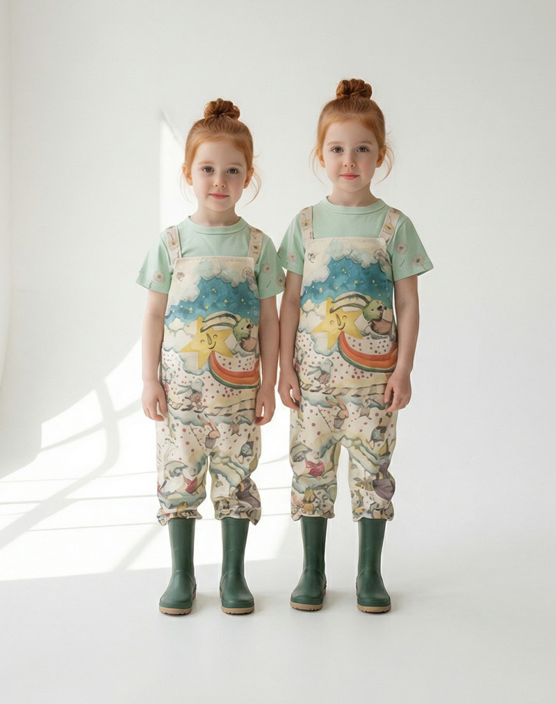 Jumper Set Conejos Arcoíris