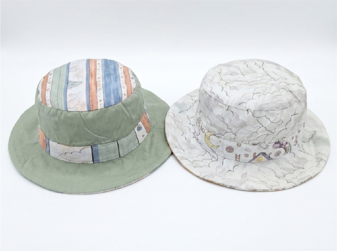 El Almohadón - Sombrero Reversible Rayas